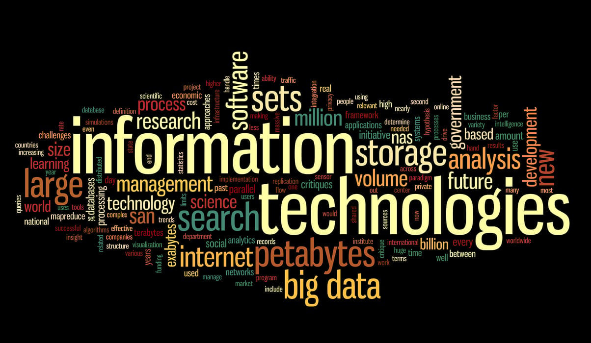 Information technology in tag cloud